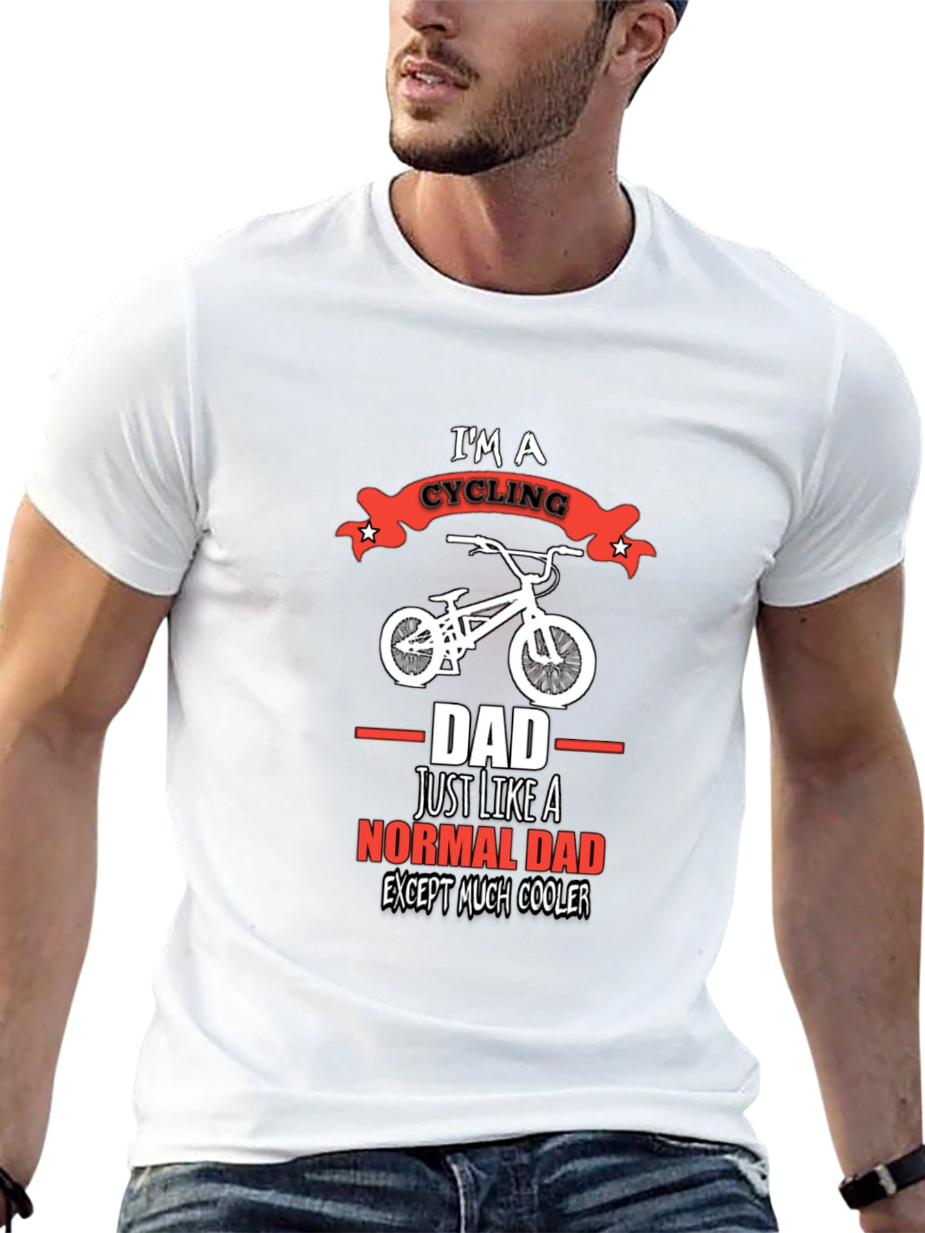 Camiseta Ciclismo Papá Cool - Diseño Único
