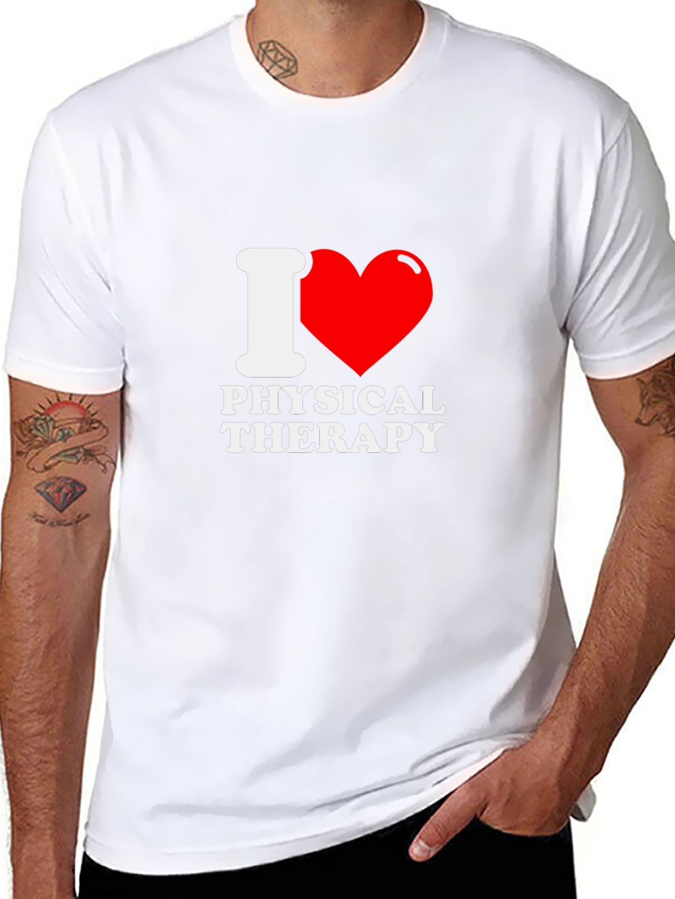 Camiseta Negra Amo la Fisioterapia