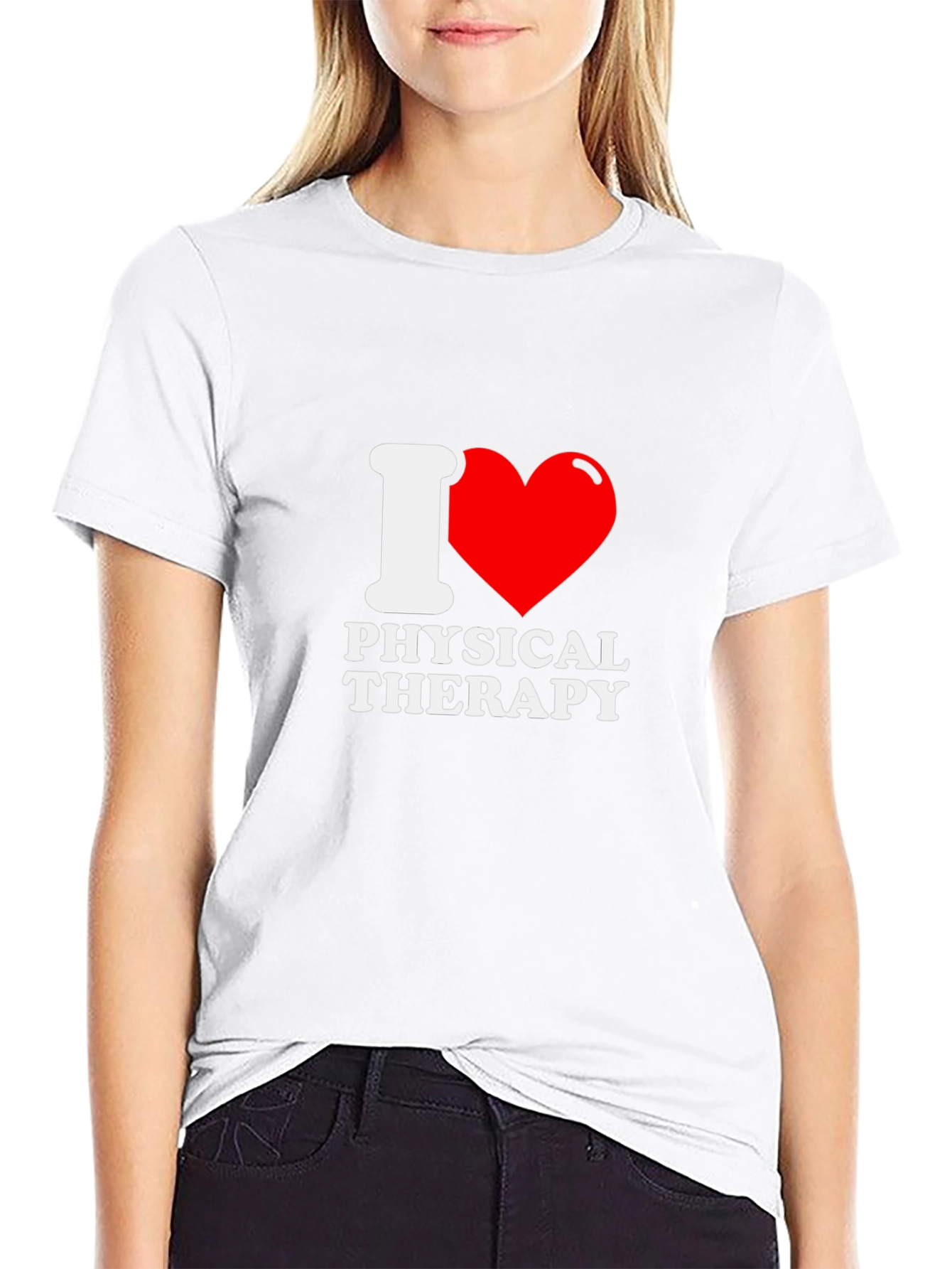 Camiseta Negra Amo la Fisioterapia