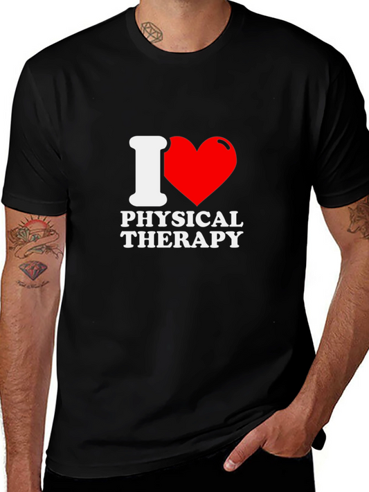 Camiseta Negra Amo la Fisioterapia