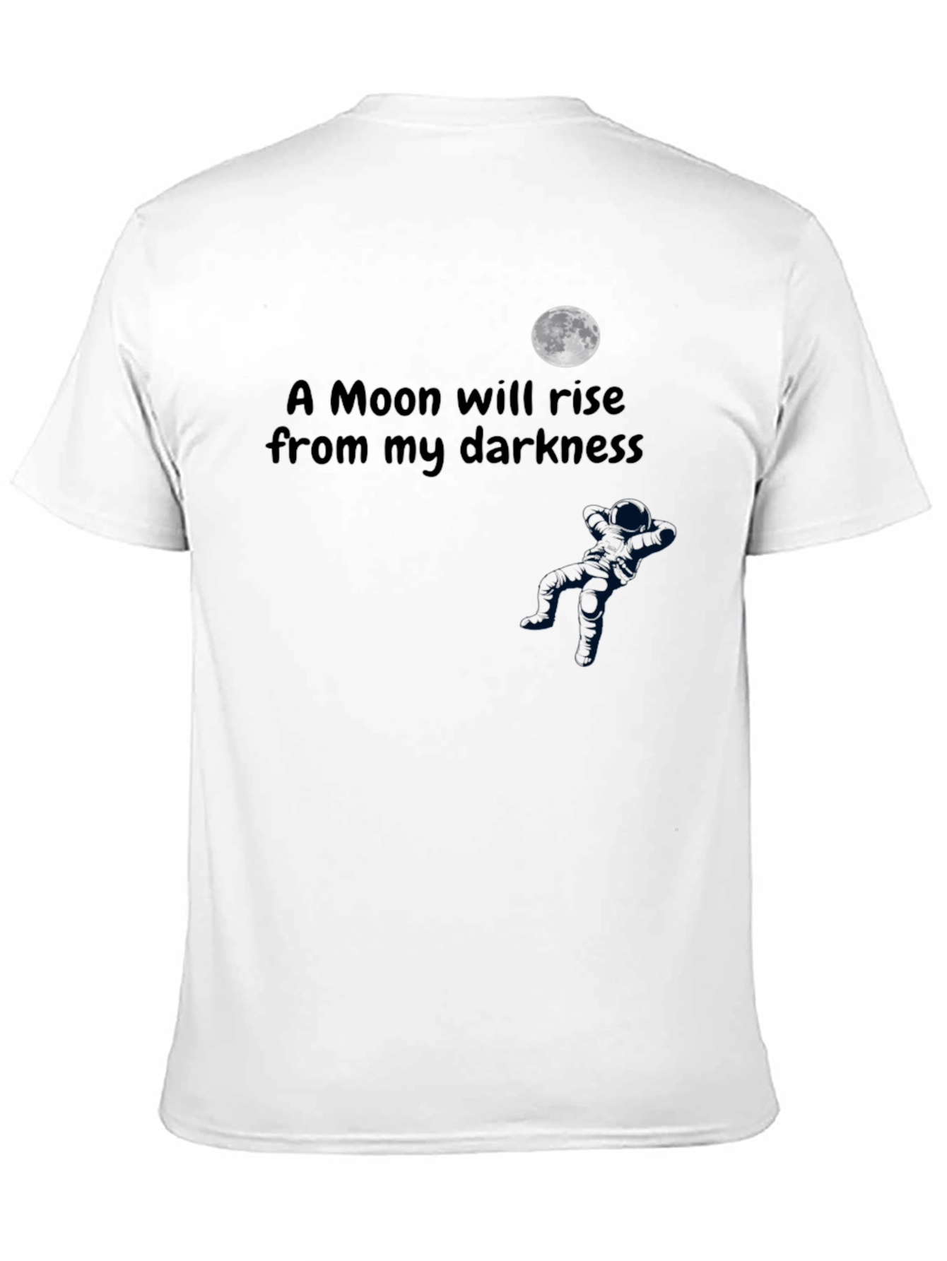 Camiseta Negra: Una Luna Surgirá