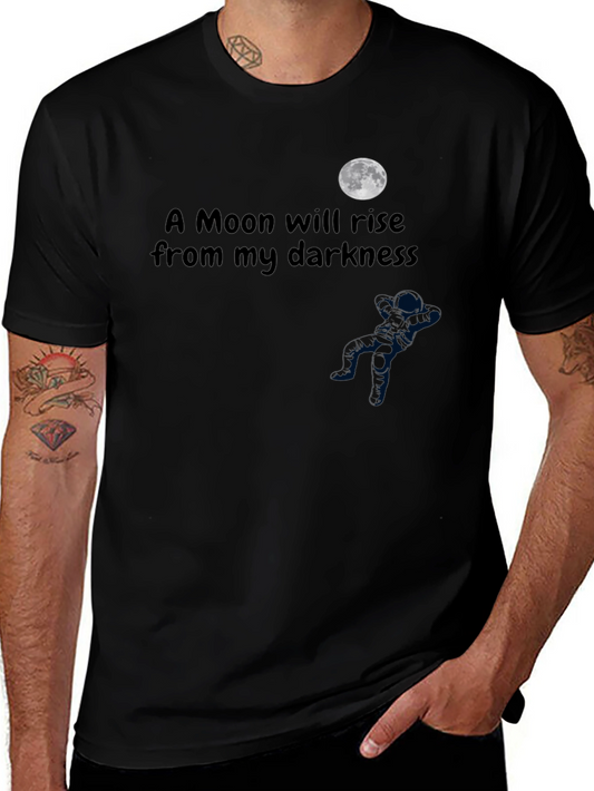 Camiseta Negra: Una Luna Surgirá