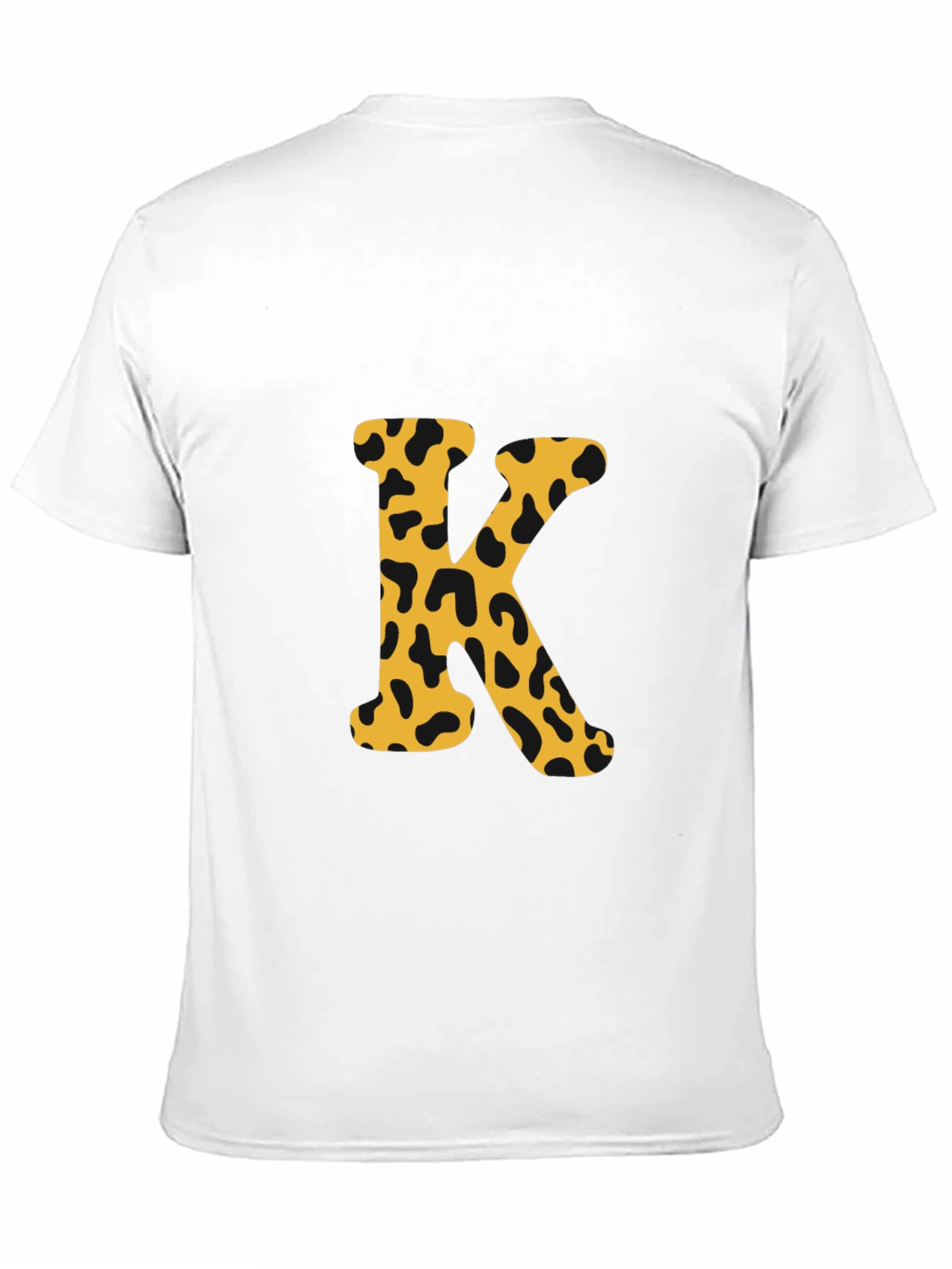 Camiseta Negra con Letra K Estampada