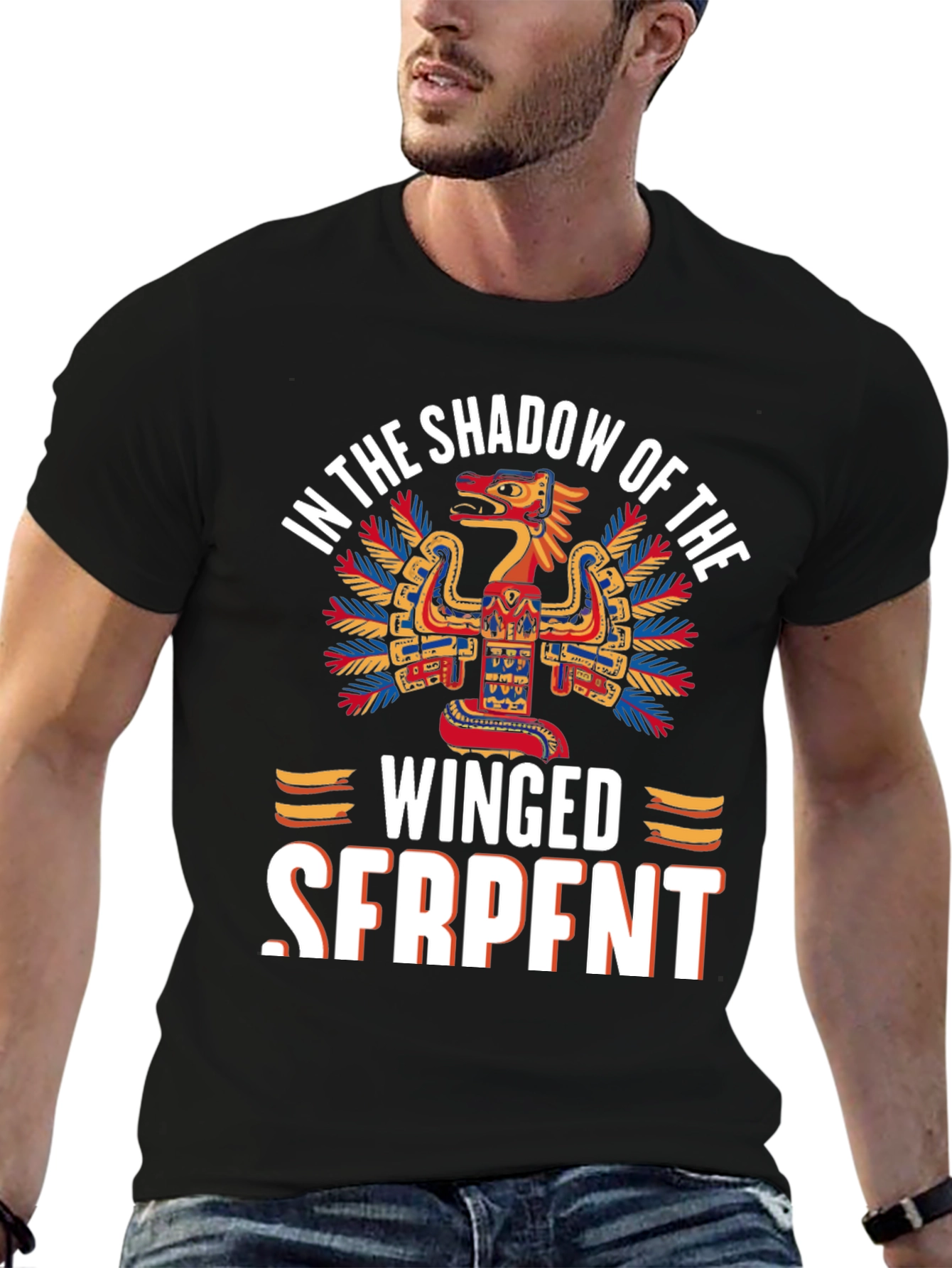 Camiseta Hombre: La Sombra de la Serpiente Alada