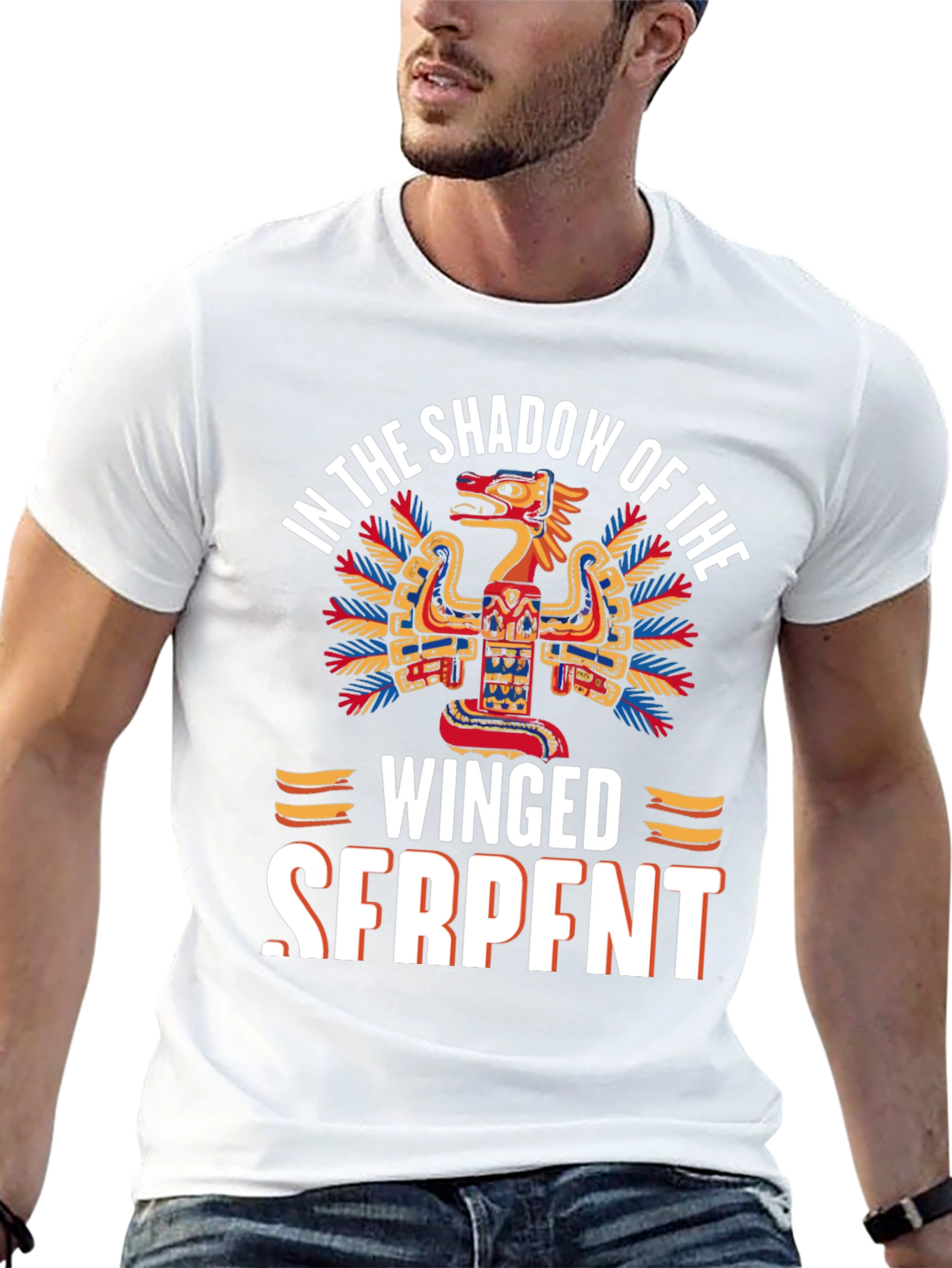 Camiseta Hombre: La Sombra de la Serpiente Alada
