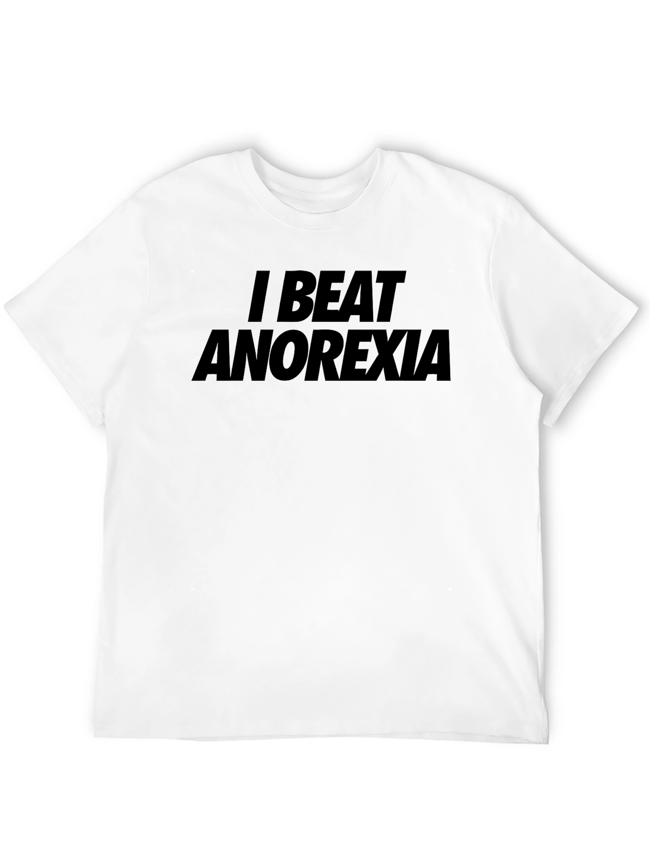 Camiseta Negra: ¡Yo Vencí la Anorexia!