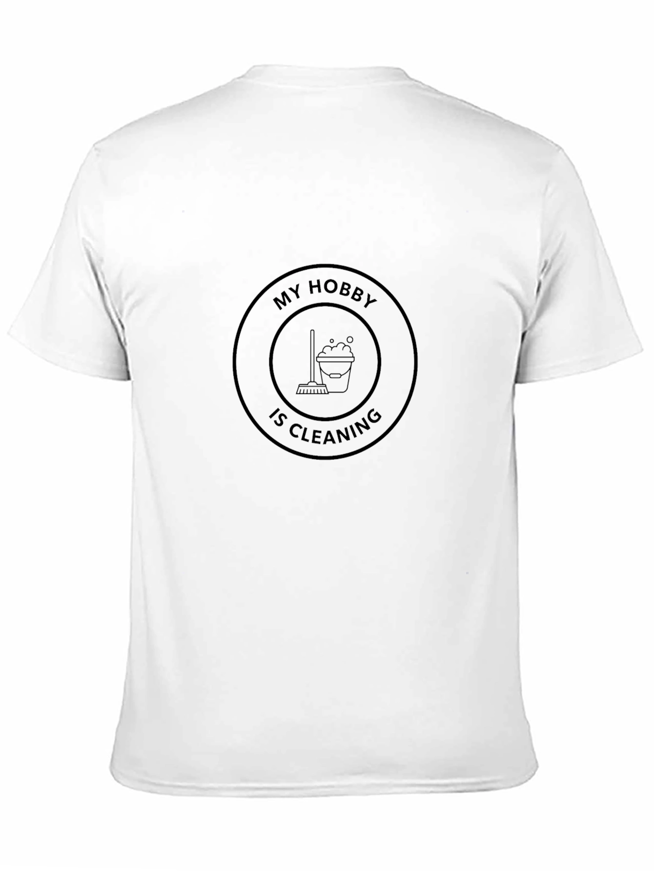 Camiseta Negra: Mi Hobby es Limpiar