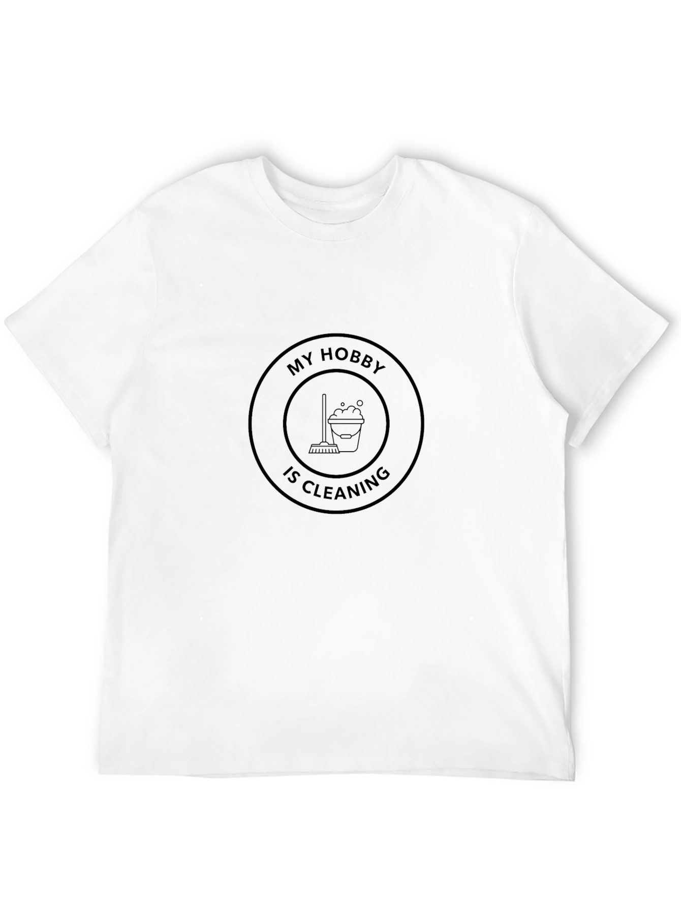 Camiseta Negra: Mi Hobby es Limpiar