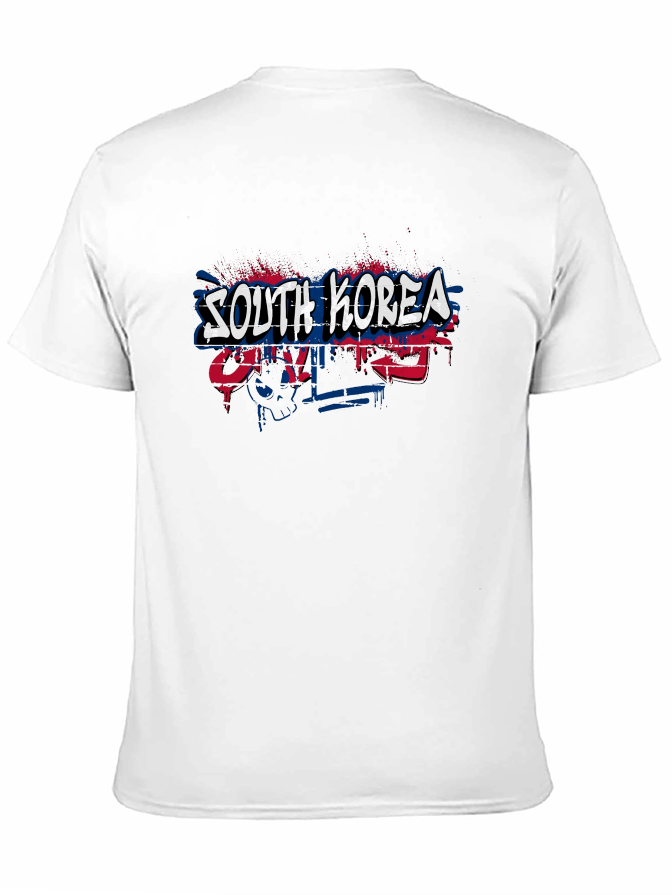 Camiseta Negra Diseño South Korea