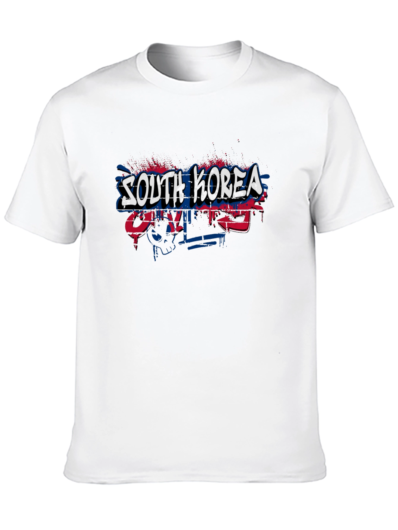 Camiseta Negra Diseño South Korea