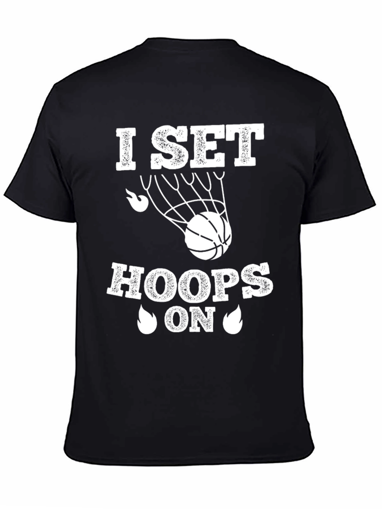 Camiseta I Set Hoops On para amantes del baloncesto