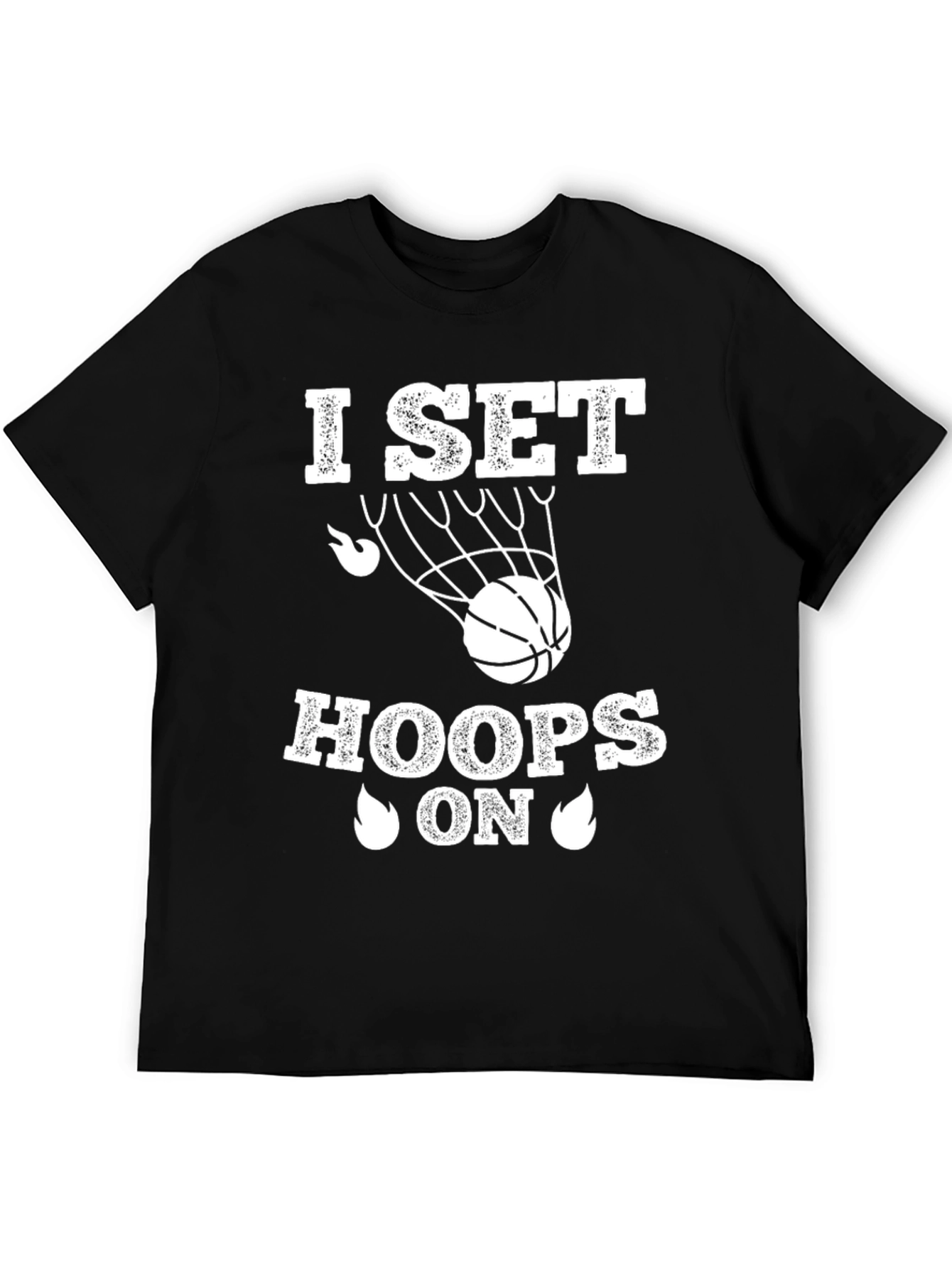 Camiseta I Set Hoops On para amantes del baloncesto