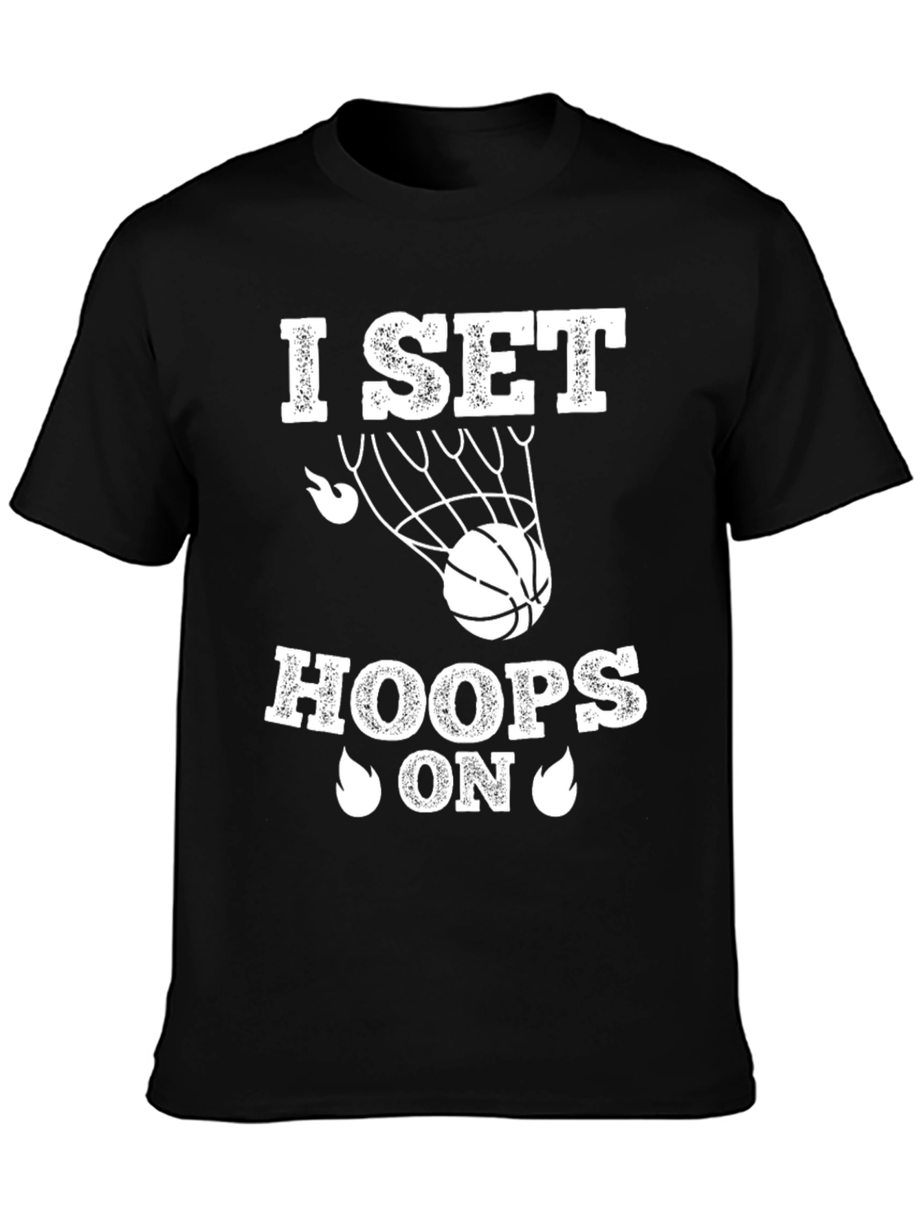 Camiseta I Set Hoops On para amantes del baloncesto