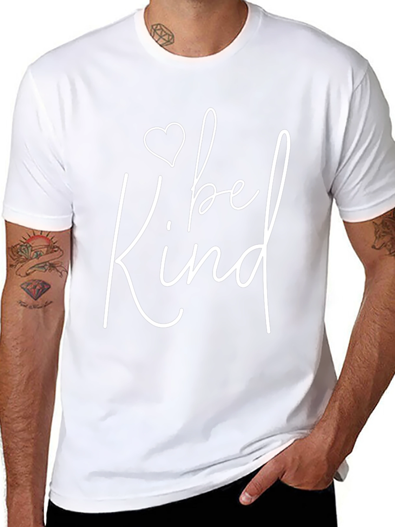 Camiseta Negra Be Kind para Hombre