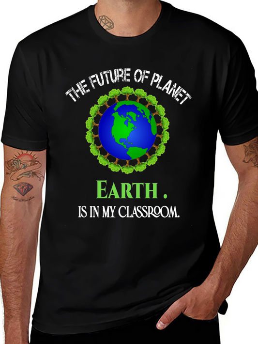 Camiseta Hombre El Futuro del Planeta Tierra