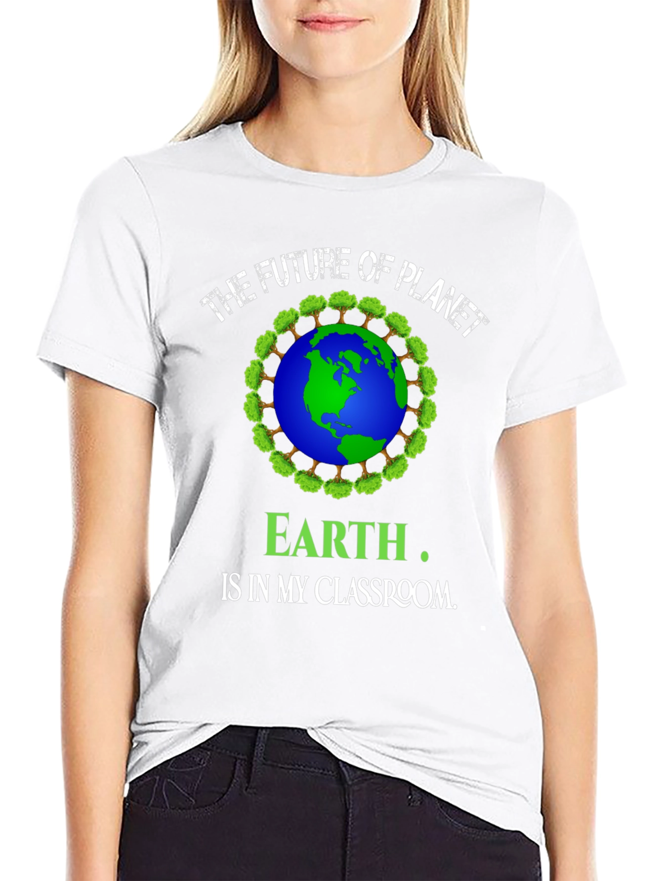 Camiseta Hombre El Futuro del Planeta Tierra