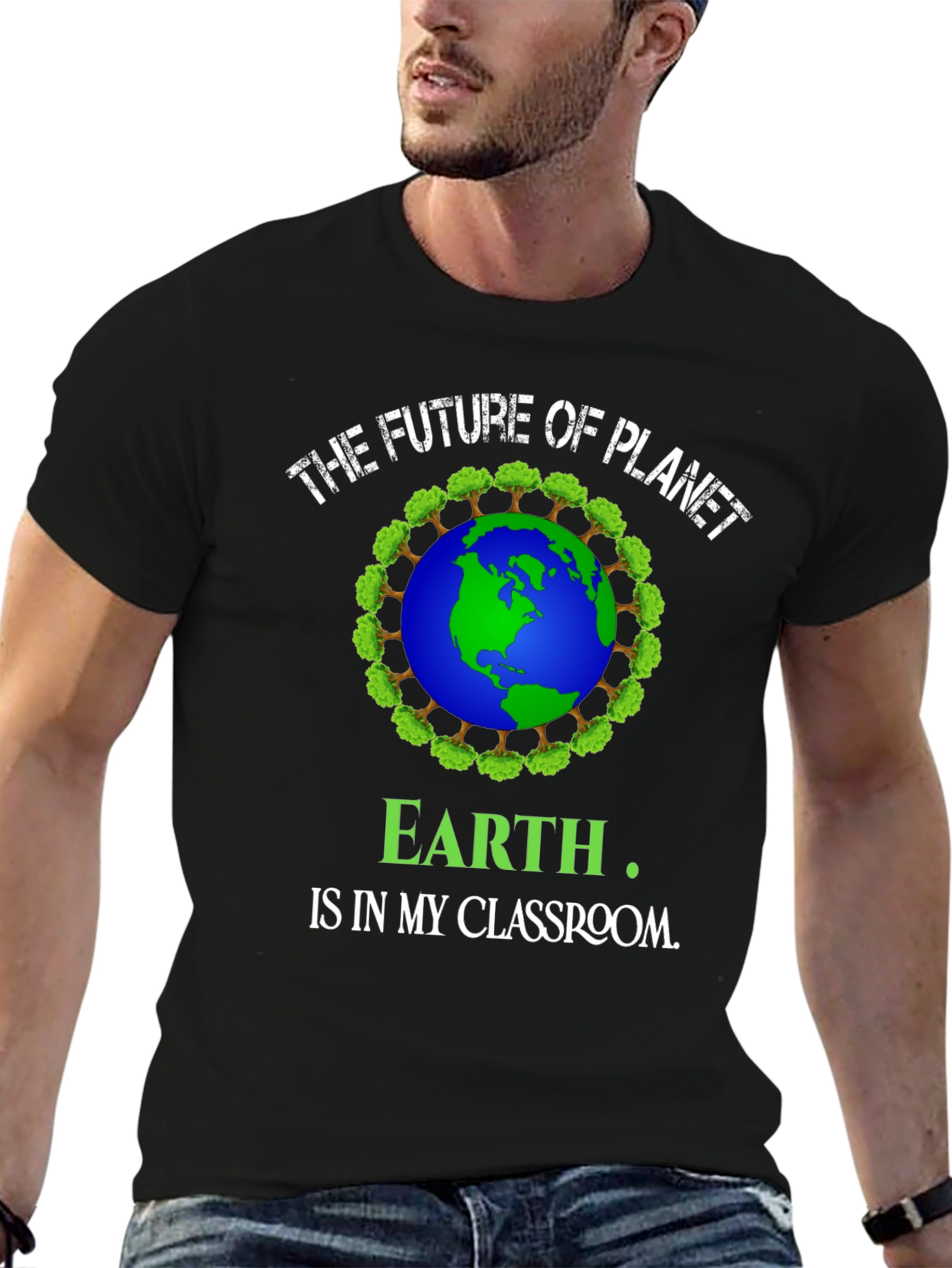 Camiseta Hombre El Futuro del Planeta Tierra