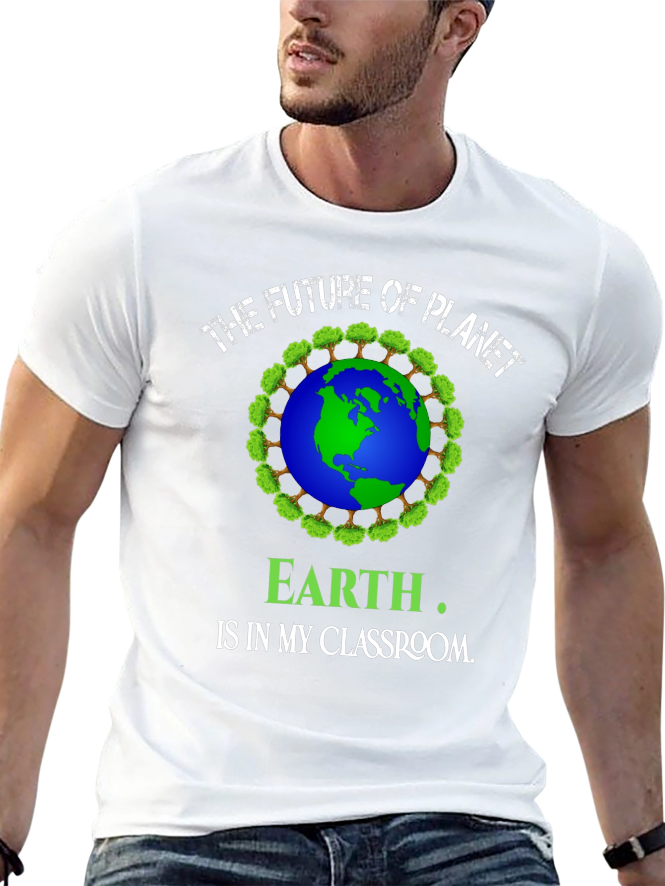 Camiseta Hombre El Futuro del Planeta Tierra