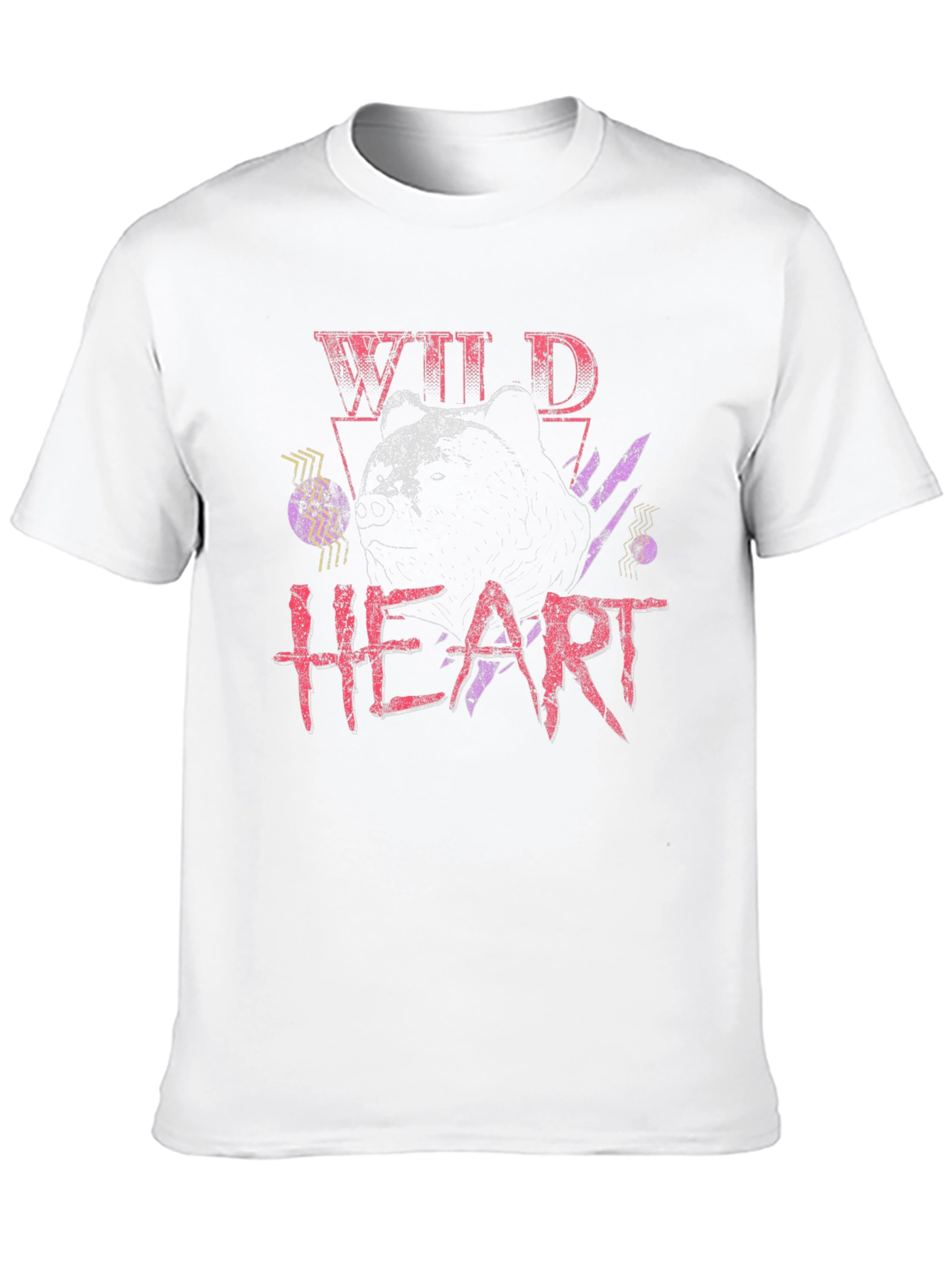 Camiseta Negra Wild Heart Diseño Oso