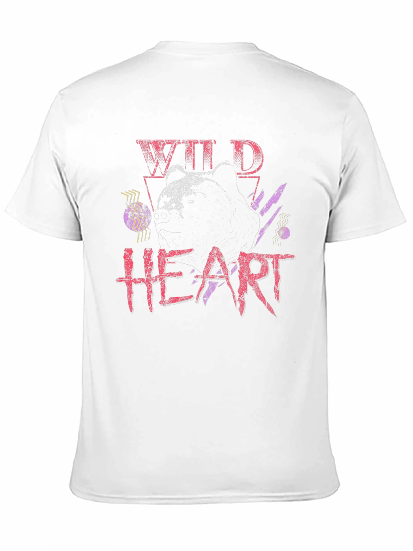 Camiseta Negra Wild Heart Diseño Oso