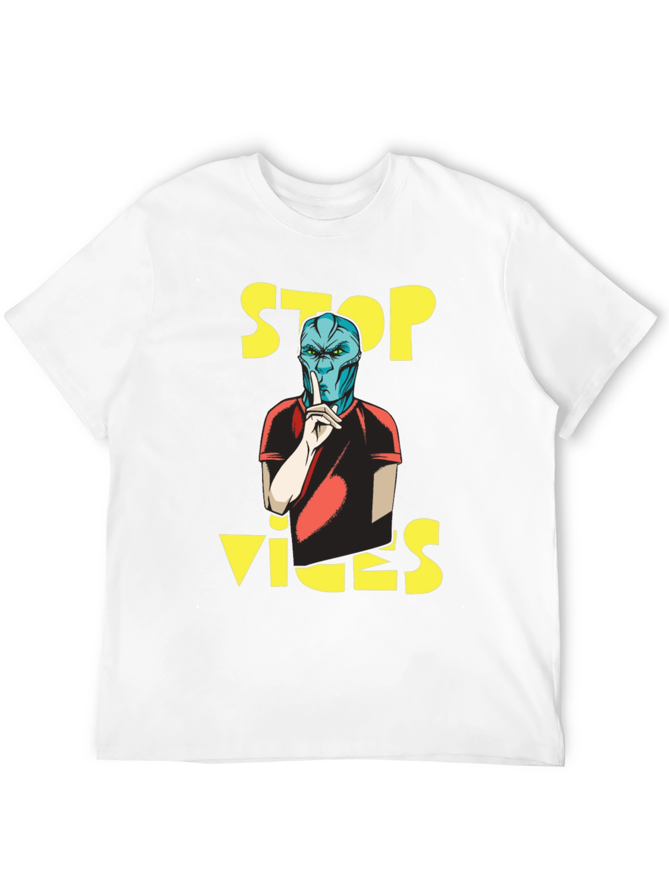 Camiseta Negra Stop Vices