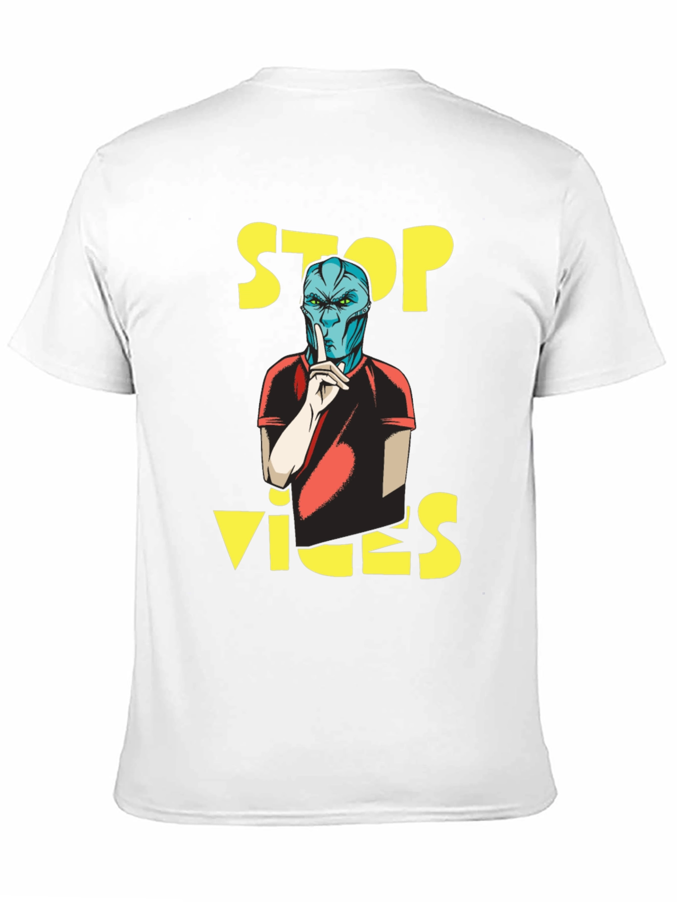 Camiseta Negra Stop Vices