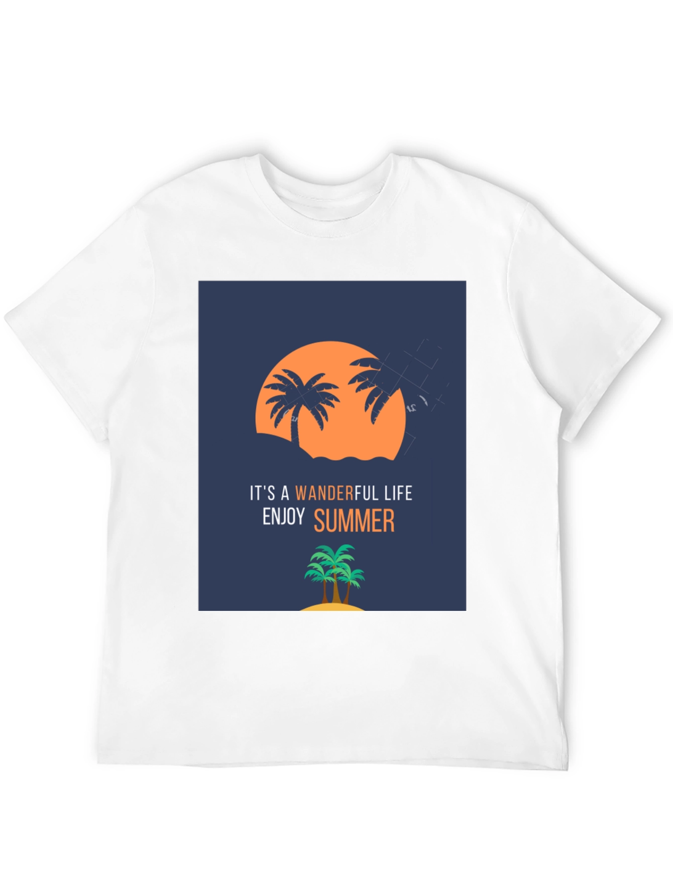Camiseta Negra Verano Wonderful Life