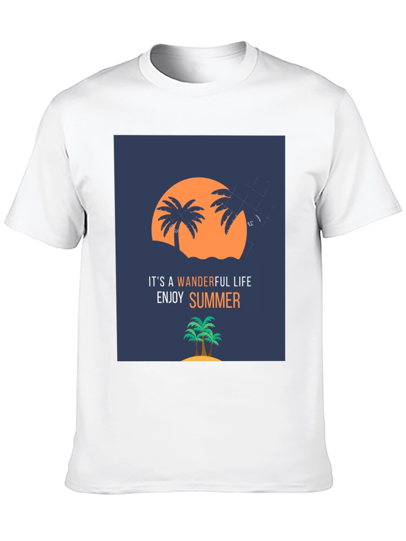 Camiseta Negra Verano Wonderful Life