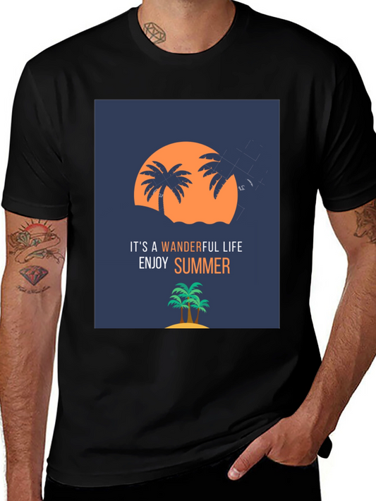 Camiseta Negra Verano Wonderful Life