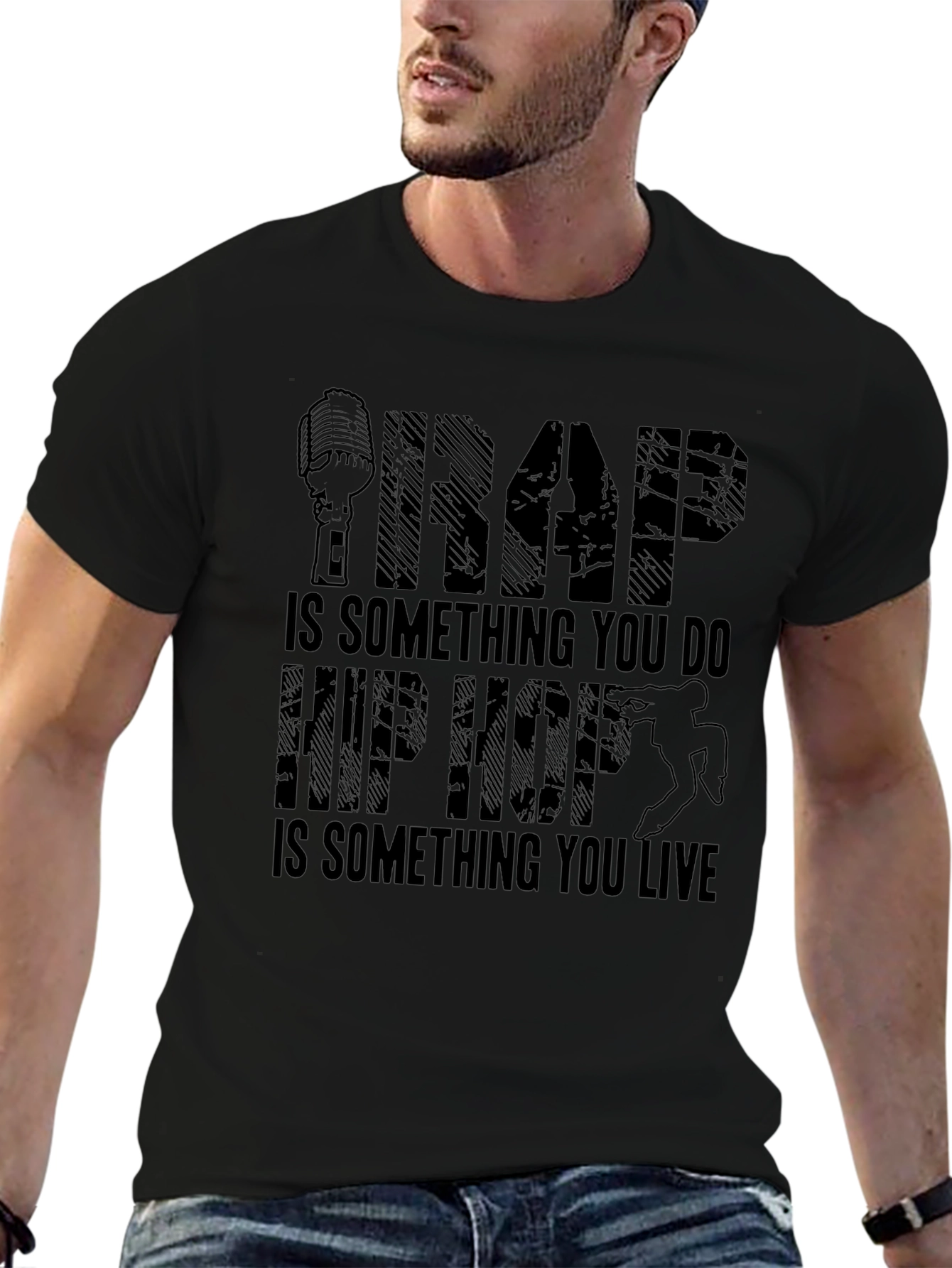 Camiseta Negra Trap is Something You Do