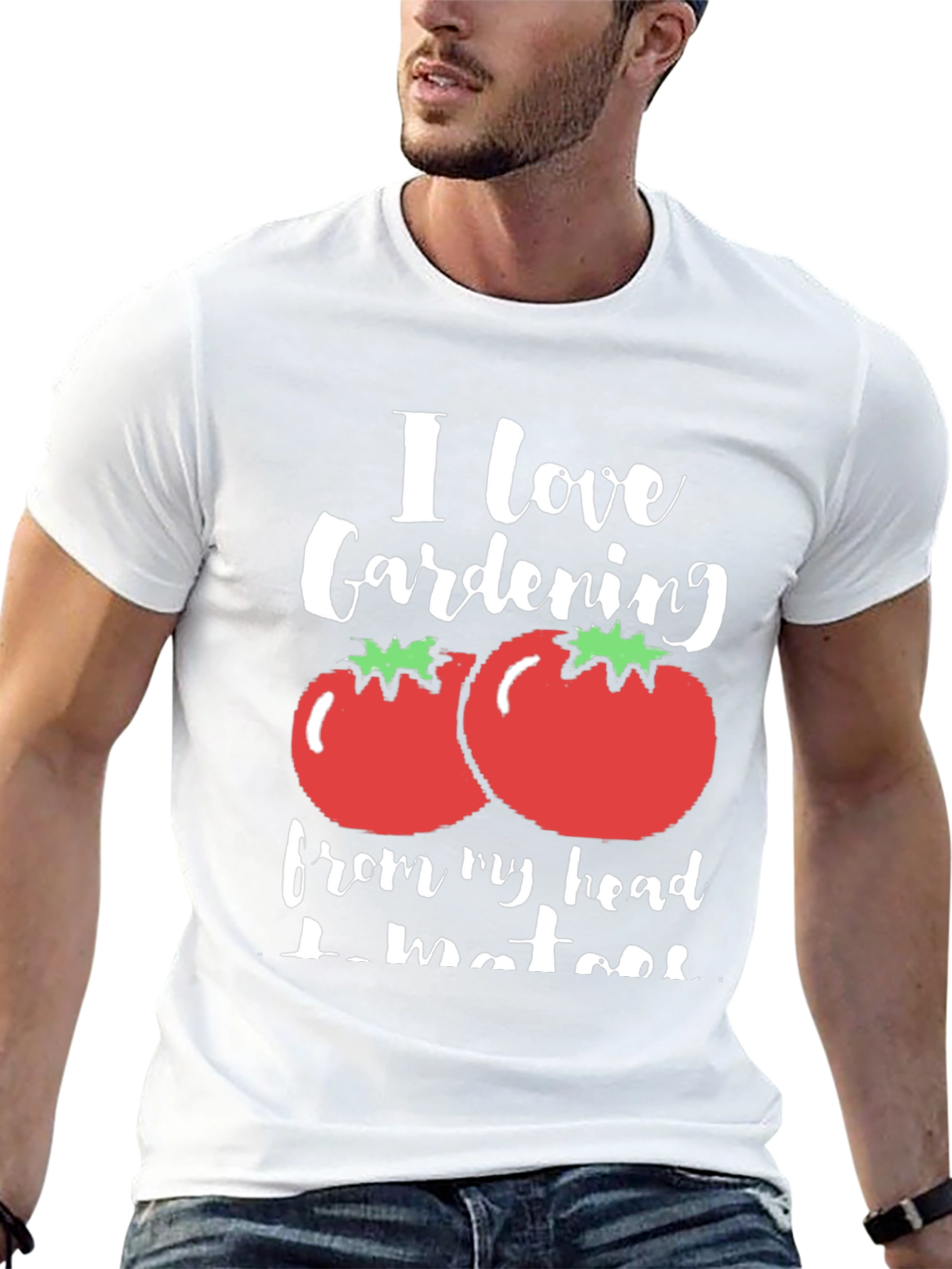 Camiseta Negra Amo la Jardinería