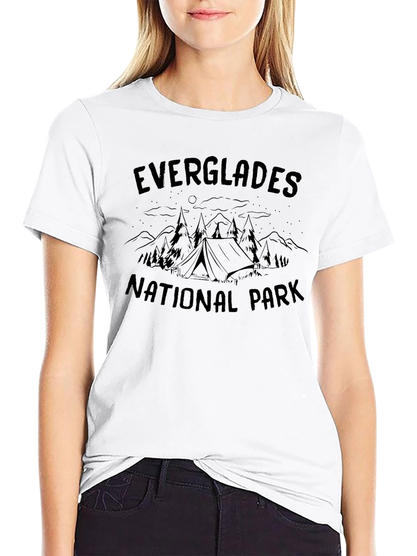 Camiseta Negra Parque Nacional Everglades