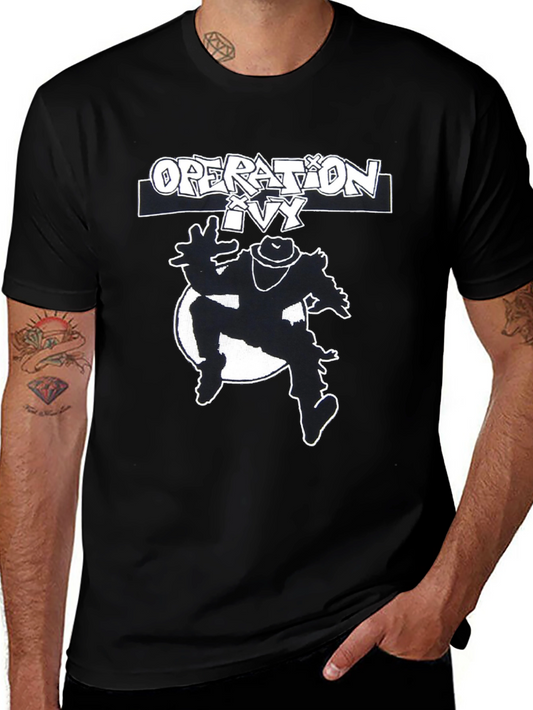 Camiseta Negra Operation Ivy - Estilo Urbano y Musical