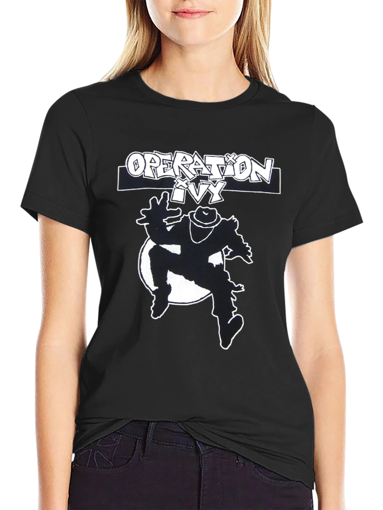 Camiseta Negra Operation Ivy - Estilo Urbano y Musical