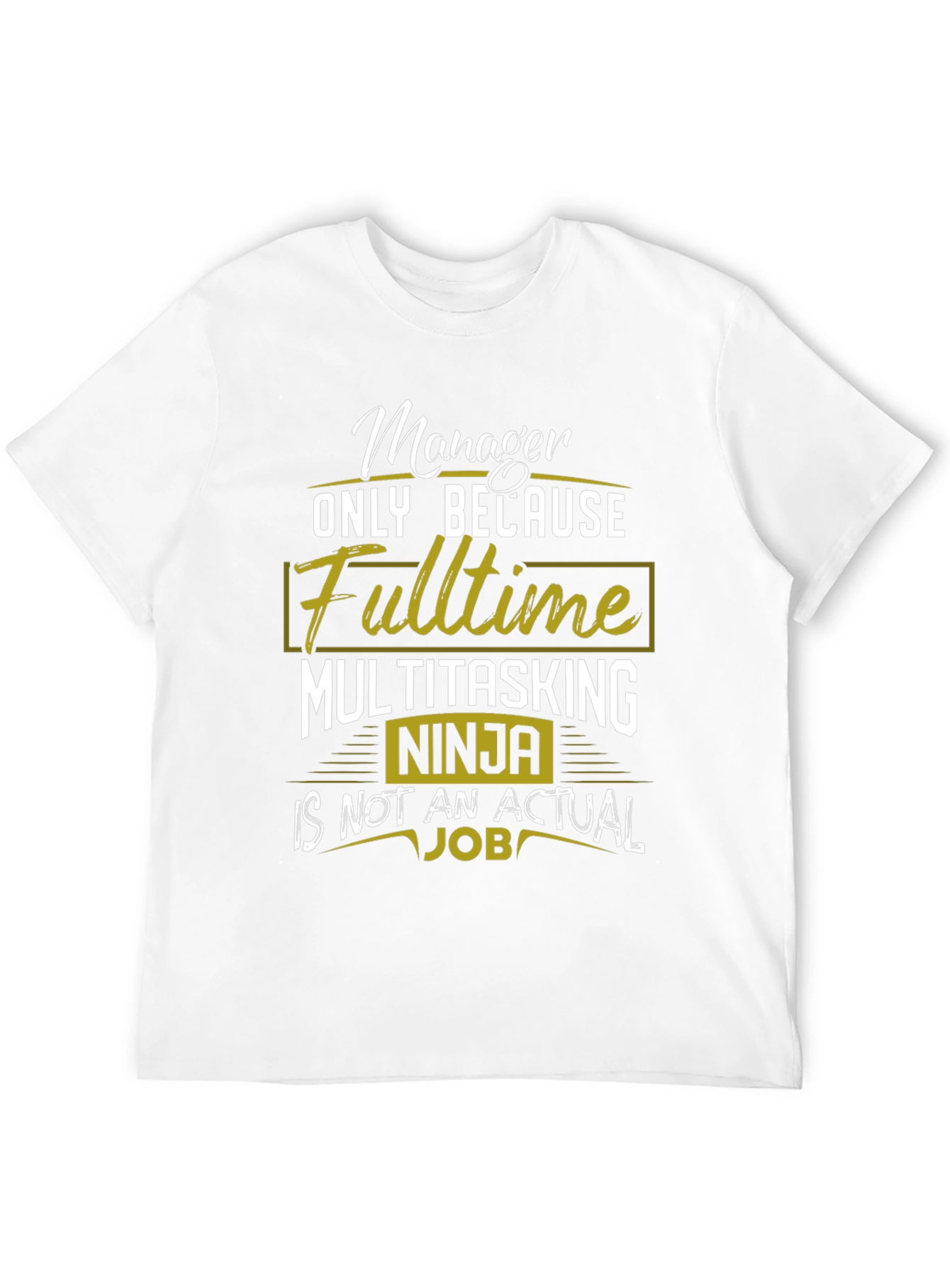Camiseta Negra Manager Multitasking Ninja