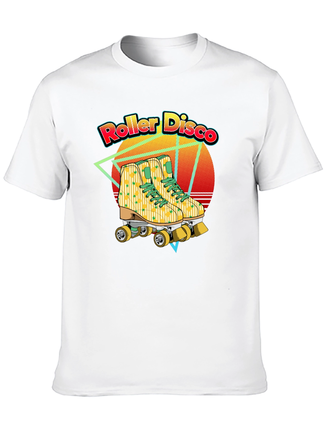 Camiseta Roller Disco Retro Patines Años 80