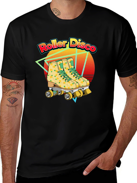 Camiseta Roller Disco Retro Patines Años 80