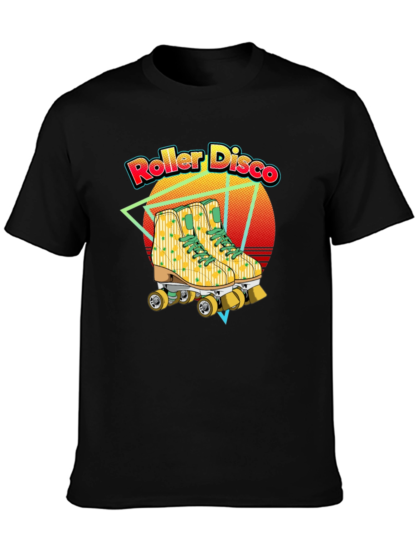 Camiseta Roller Disco Retro Patines Años 80