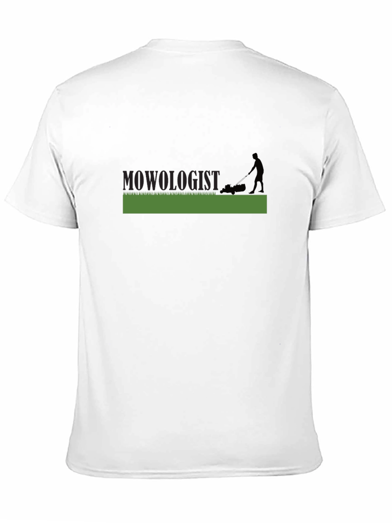 Camiseta Negra Mowologist para Amantes del Jardín