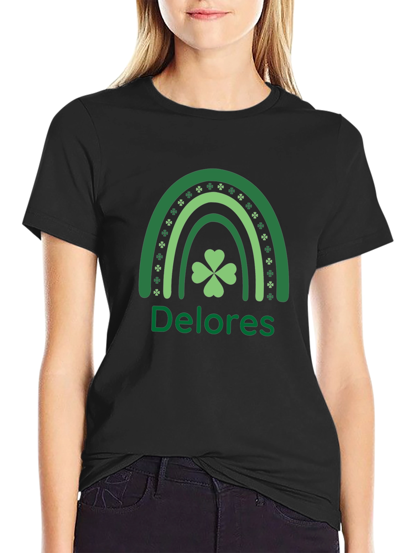 Camiseta Negra St. Patricks Delores