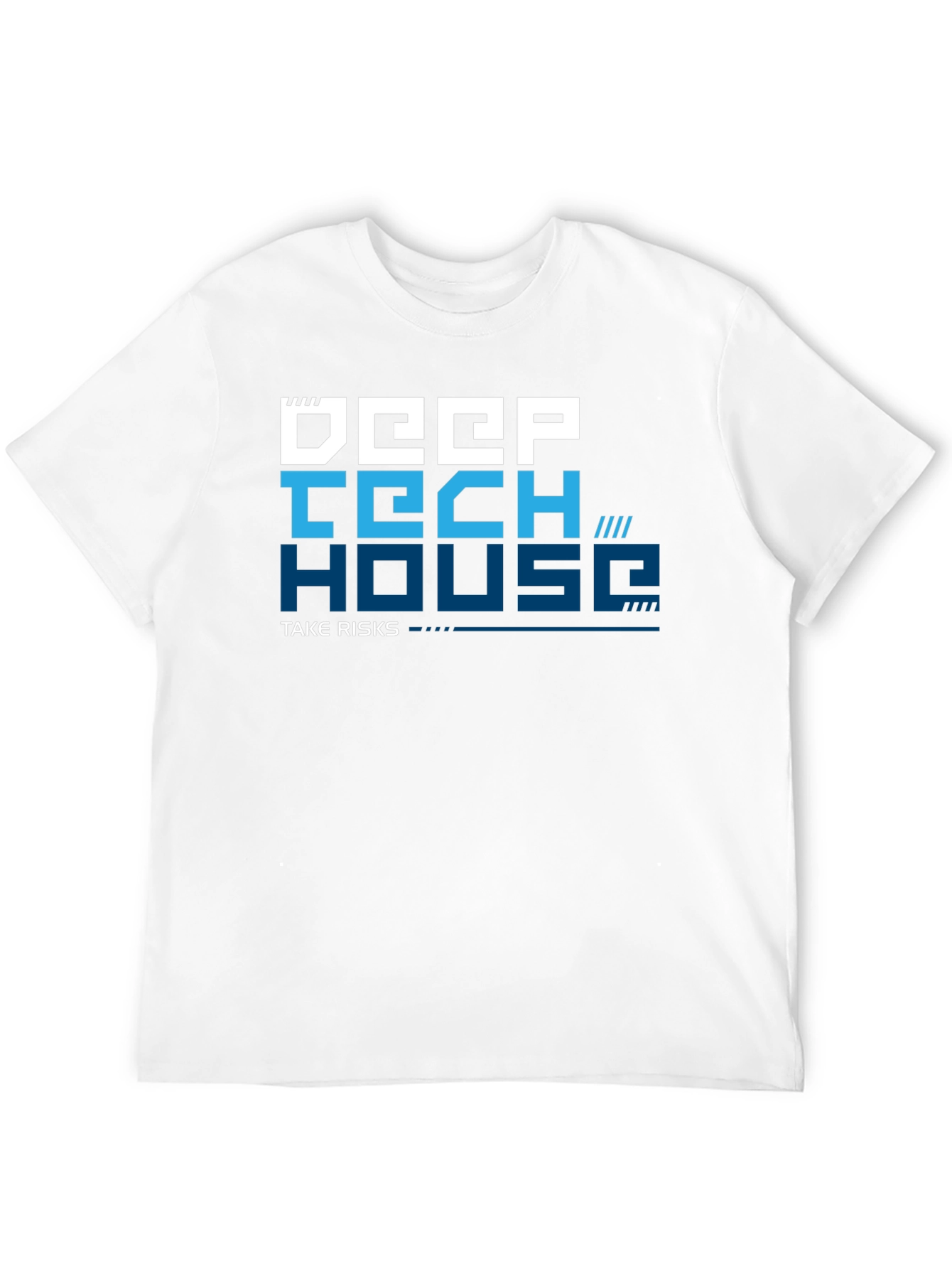 Camiseta Negra Deep Tech House Take Risks