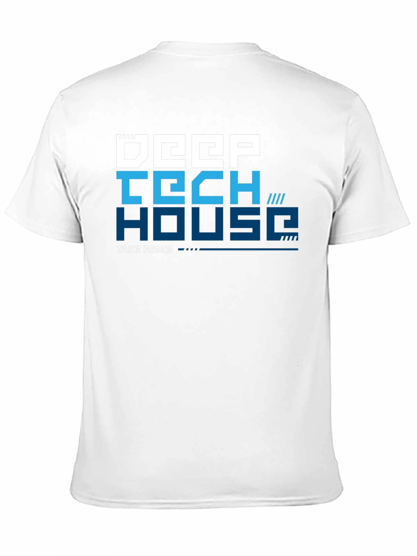 Camiseta Negra Deep Tech House Take Risks