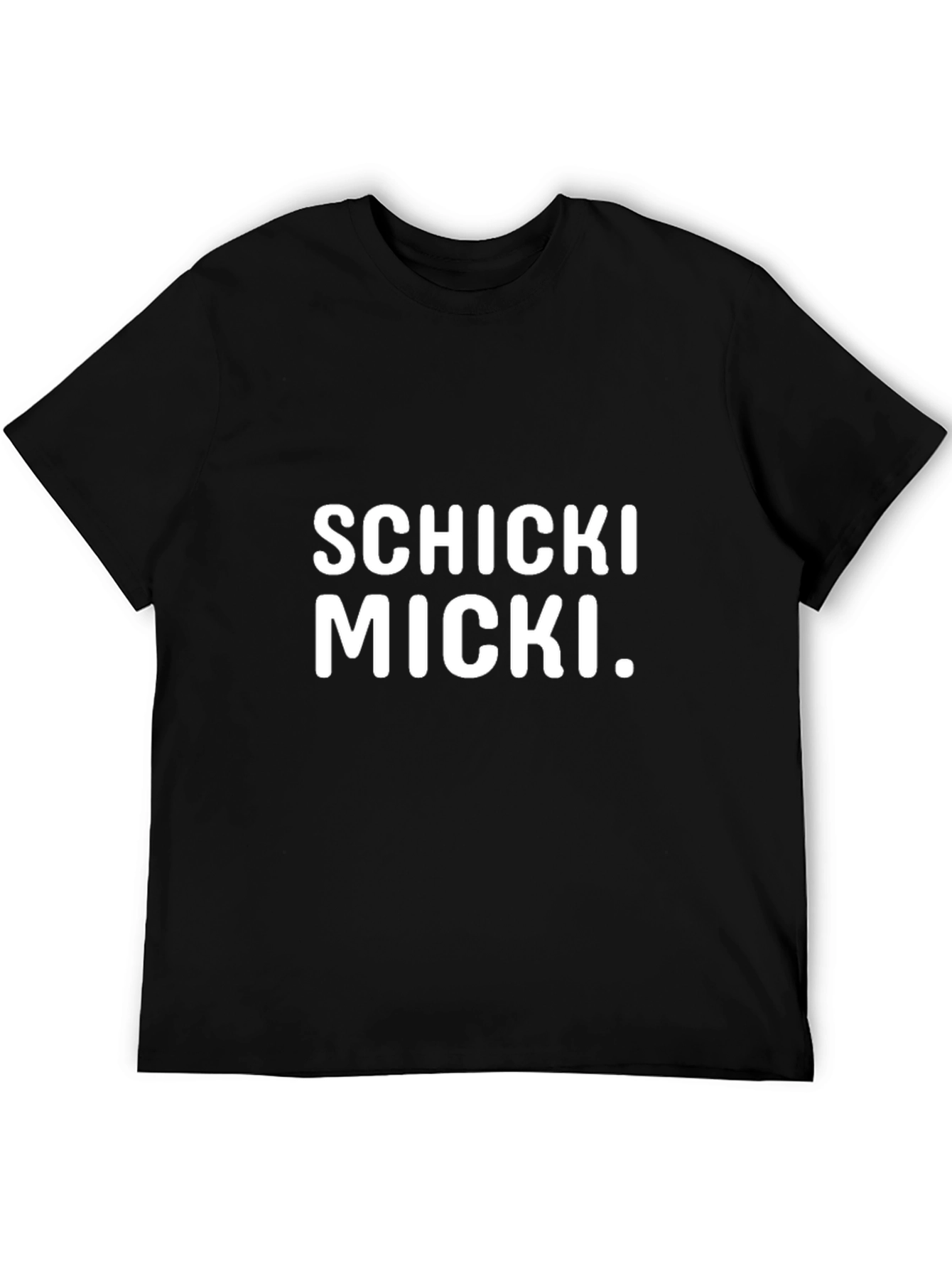 Camiseta Negra Schicki Micki para Hombre