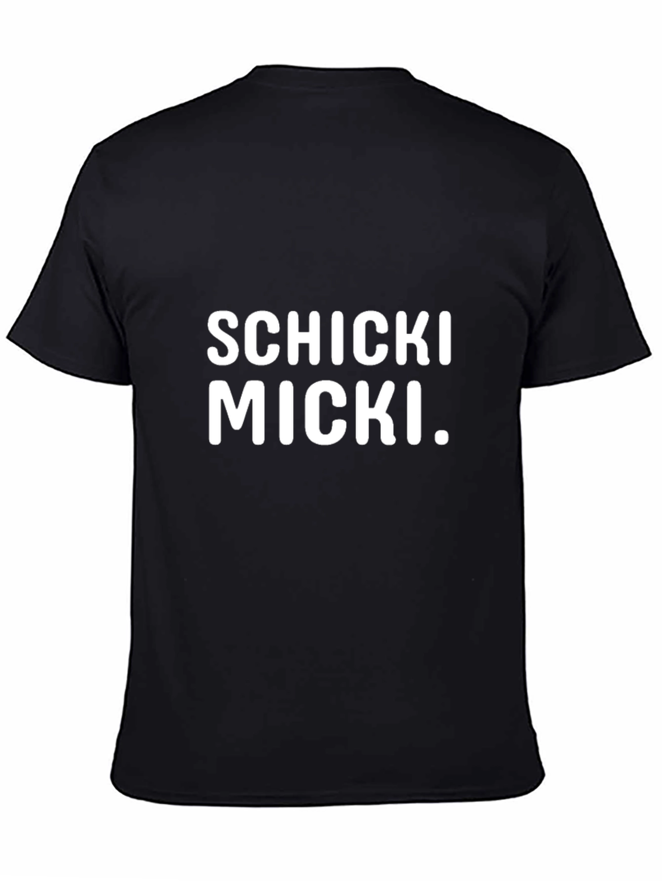 Camiseta Negra Schicki Micki para Hombre