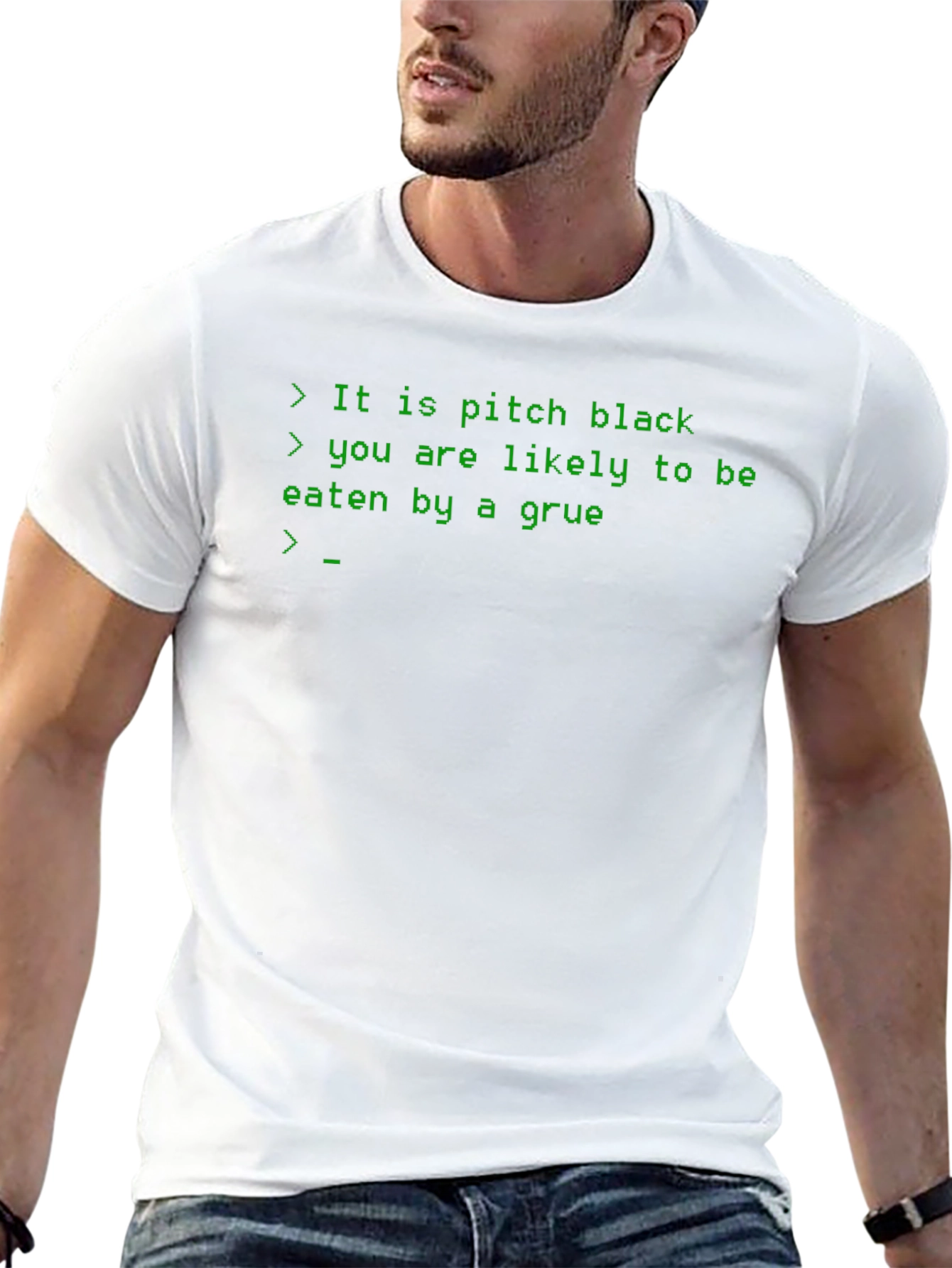 Camiseta Negra: It is pitch black