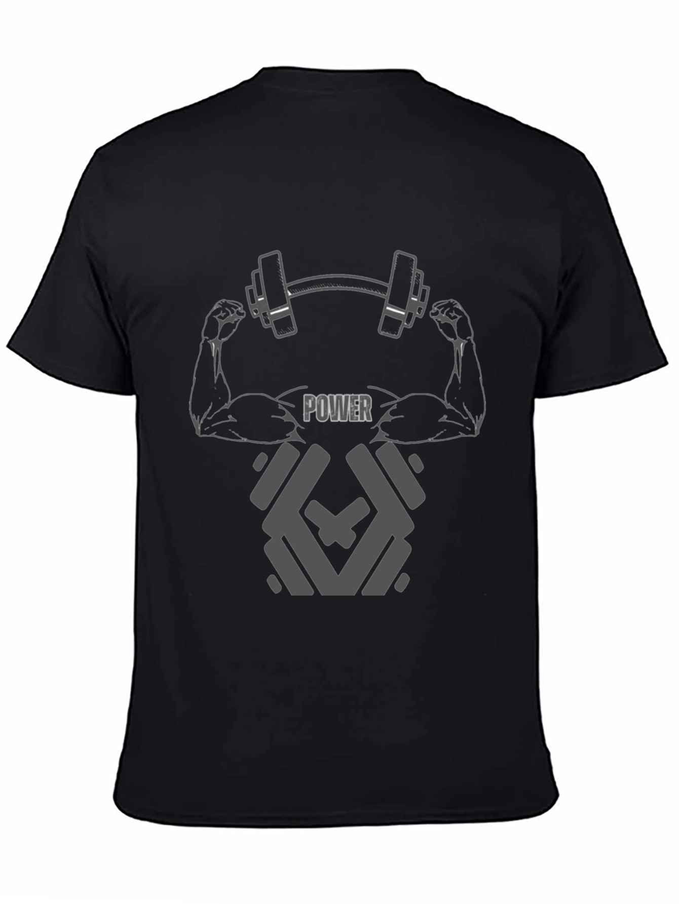 Camiseta Negra Deportiva Power