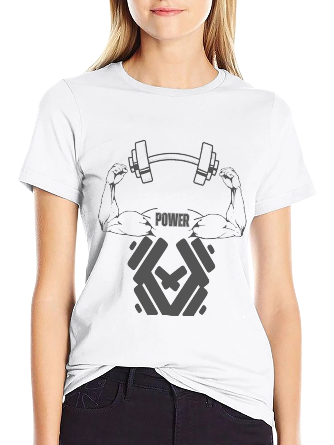Camiseta Negra Deportiva Power