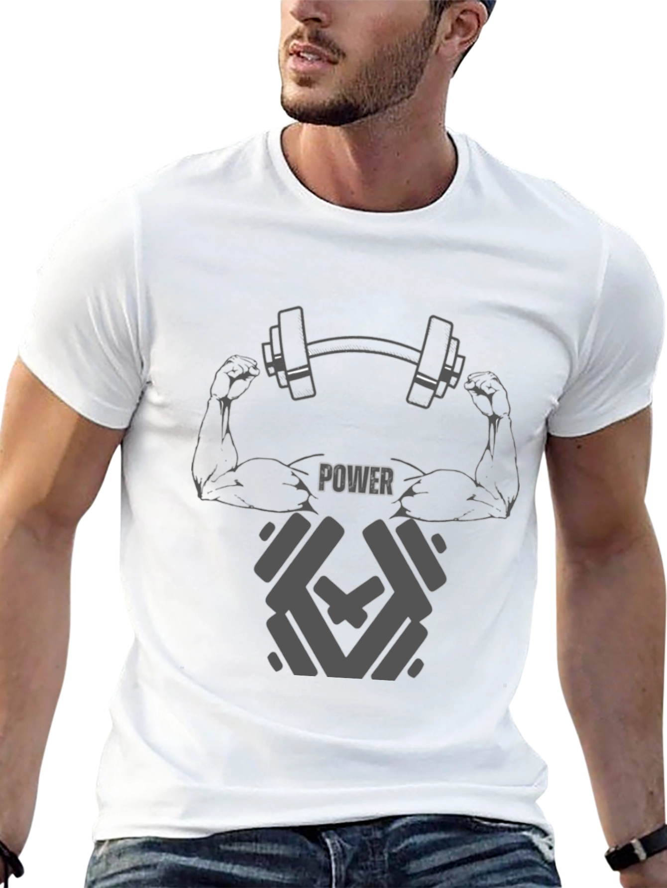 Camiseta Negra Deportiva Power