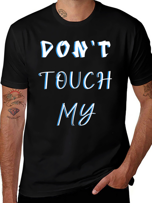 Camiseta Negra: No Me Toques - Estilo y Actitud
