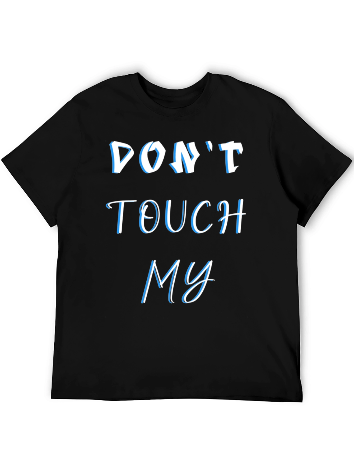 Camiseta Negra: No Me Toques - Estilo y Actitud